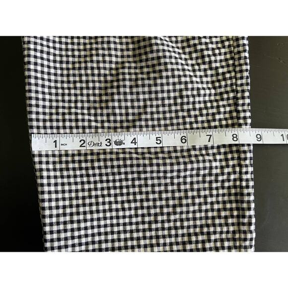 Attyre New York Seersucker Black and White Checkered Pants Sz8 - Picture 9 of 16
